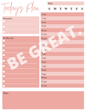 Load image into Gallery viewer, Pink Daily Planner
