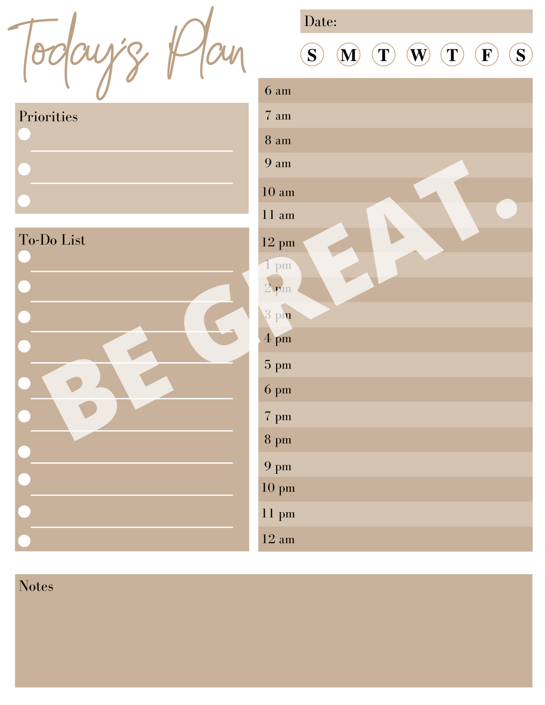 Stone Daily Planner